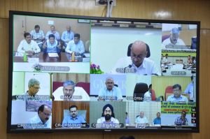 रेलवे बोर्ड वीडियो कॉन्फ्रेंसिंग के माध्यम से जोनल रेलवे / उत्पादन इकाइयों, मंडल रेल प्रबंधकों ,महाप्रबंधकों (जीएम) के साथ एक उच्च स्तरीय समीक्षा बैठक ली |