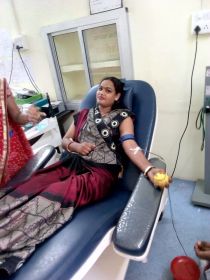 जांजगीर चाम्पा  में एक दिवसीय रक्तदान शिविर