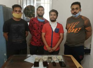 BREAKING : आईपीएल मैच पर सट्टा खिलाते खाईवाल समेत 4 सटोरिए गिरफ्तार 3 लाख रुपए नगदी जब्त