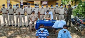 सूरजपुर पुलिस ने 2 लाख 20 हजार रूपये के गांजा सहित 2 आरोपियों को किया गिरफ्तार