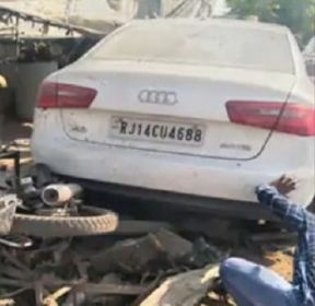 ACCIDENT NEWS : तेज रफ्तार Audi कार ने 11 लोगों को रौंदा, एक की मौत, 10 जख्मी, देखें दिल दहला देने वाला