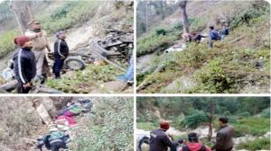 उत्तराखंड के चंपावत में खाई में गिरी कार, 14 की मौत; शादी से लौट रहा था परिवार