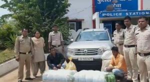 नशे के सौदागरों को पकड़ने में पुलिस को मिली सफलता, 93 किलो गांजा के साथ 2 तस्करों को किया गिरफ्तार