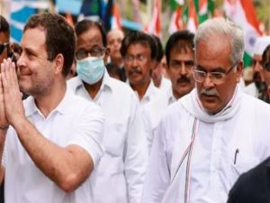 भारत जोड़ो यात्रा: राहुल गांधी के साथ पदयात्रा कर रहे सीएम भूपेश बघेल