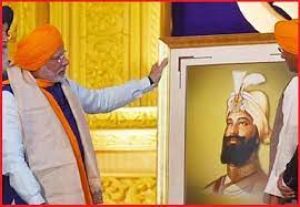 ‘उनके प्रकाश पर्व के पवित्र अवसर पर मैं श्री गुरु गोबिंद सिंह जी को नमन करता हूं -प्रधानमंत्री ने ट्वीट किया