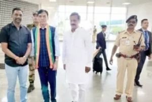 रायपुर पहुंचे केंद्रीय मंत्री मनसुख मंडाविया और नितिन नवीन