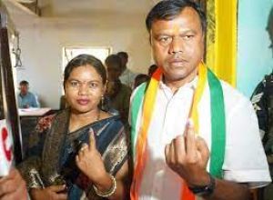 दीपक बैज ने किया मतदान : कांग्रेस की जीत का किया दावा
