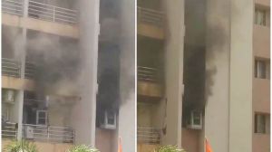 Breaking: राजधानी के आशियाना अपार्टमेंट में लगी भीषण आग...दमकल की 2 गाड़ी रेस्क्यू में जुटी