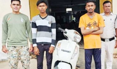 शराब पीने को नहीं थे पैसे तो चुरा ली दुपहिया,  2 गिरफ्तार