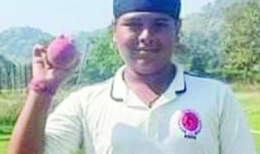 अंडर 16 एलिट ग्रुप इंटर डिस्ट्रिक्ट टूर्नामेंट  में दूसरे दिन रायपुर 198 रनों से आगे