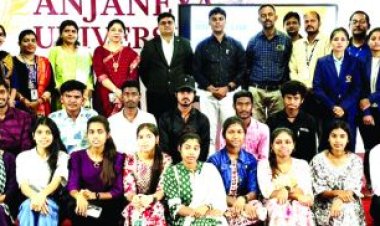 रचनात्मक लेखन कौशल को विकसित करने आंजनेय विश्वविद्यालय में मैग्जीन क्लब शुरू