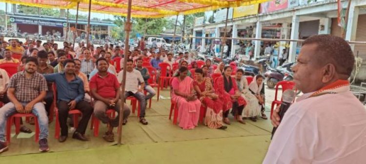 प्रदेश में हो रही अघोषित विद्युत कटौती को बंद करने ज़िला कांग्रेस का धरना प्रदर्शन