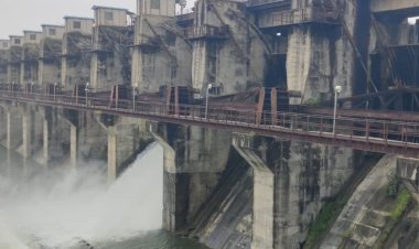 संजय सागर बांध हुआ फुल:रात को एक गेट 8 सेमी तक खोला; 8.64 क्यूमेक्स छोड़ा जा रहा पानी