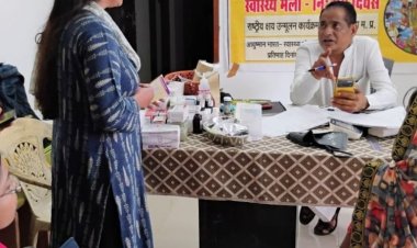 ग्यारसपुर में BMO का औचक निरीक्षण:लापरवाही पर उप स्वास्थ्य केंद्र के कर्मचारियों को दिए नोटिस