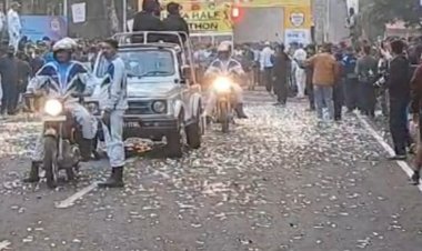 सूर्या हाॅफ मैराथन दौड़ में 10 हजार लोग दौड़े:सेना के जवानों के साथ सिविलियंस शामिल; कलेक्टर बोले-ये जबलपुर के विकास की दौड़