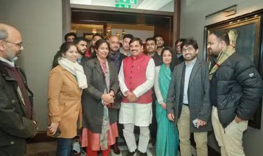 सीएम डॉ. मोहन यादव मध्य प्रदेश में निवेश को बढ़ाने पहुंचे लंदन, गर्मजोशी के साथ हुआ स्वागत