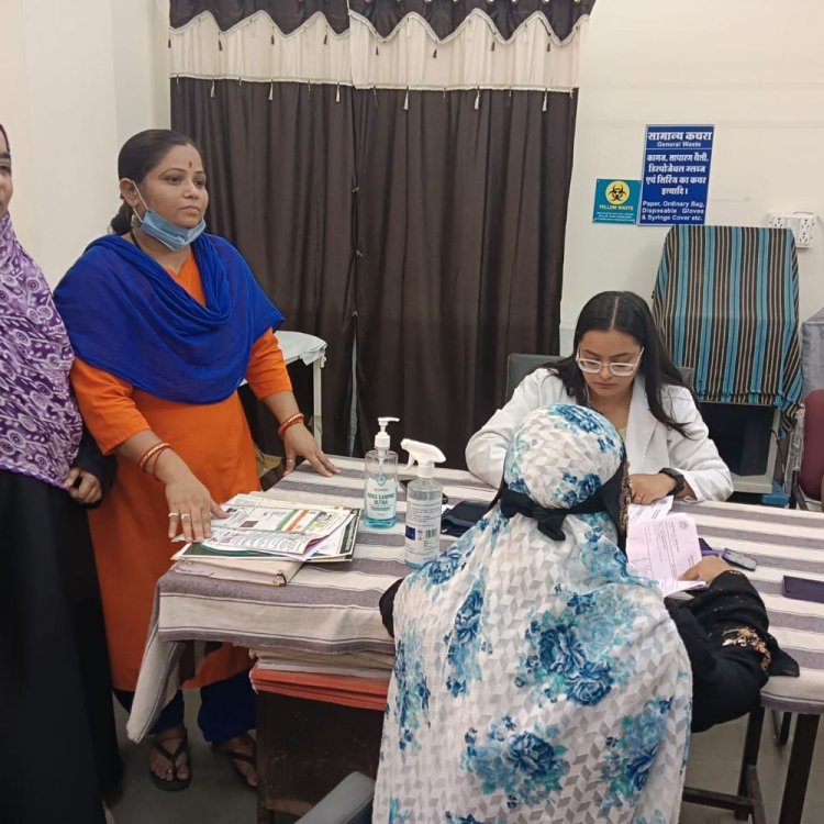 बुरहानपुर में 50 गर्भवतियों की निःशुल्क जांच की गई:जिला अस्पताल की एएनसी ओपीडी में हुआ शिविर का आयोजन; डॉक्टर्स ने दी जानकारी