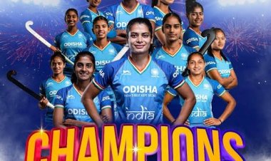 मुख्यमंत्री श्री विष्णुदेव साय ने एशिया कप खिताब जीतने पर भारतीय जूनियर महिला हॉकी टीम को बधाई दी।