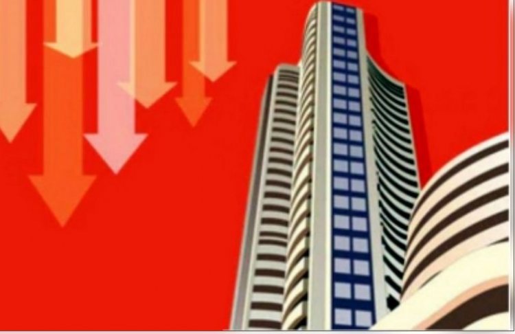 भारतीय शेयर बाजार लाल निशान में बंद, 200 अंक गिरा सेंसेक्स