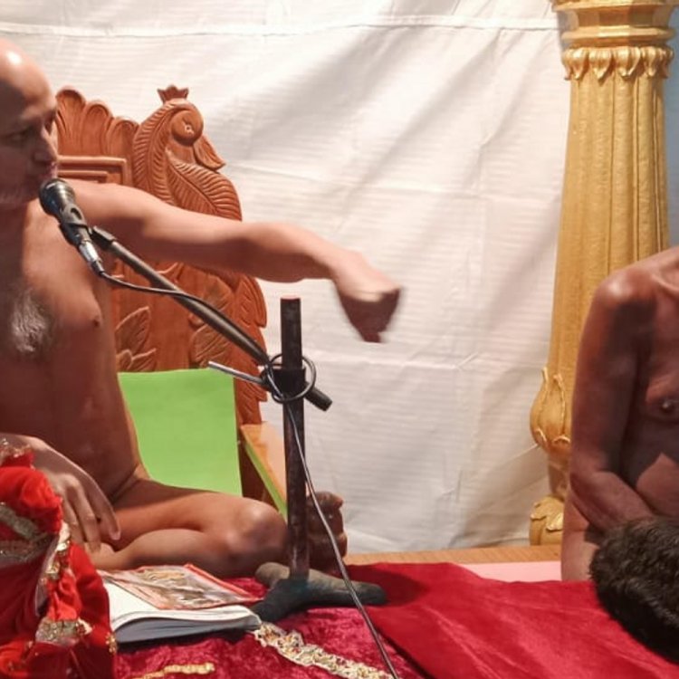 विहसन्त सागर और विश्वसाम्य सागर का भिंड आगमन:जैन समाज ने किया स्वागत; बोले- यह शरीर अपना नहीं, सौतेला है