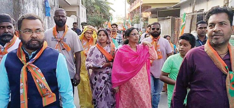 भाजपा प्रत्याशियों के लिए लता उसेंडी ने मांगा समर्थन