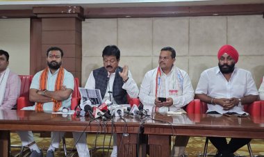 कांग्रेस का प्रदर्शन यह अपराधों के खिलाफ अपराधियों के संगठित गिरोह का आंदोलन था : श्रीवास्तव