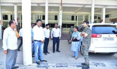 *कलेक्टर एवं एसपी ने नवीन बस स्टैंड का किया औचक निरीक्षण*