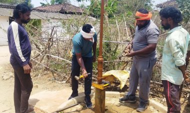 ग्राम बासनवाही, गिरहोला तथा अरौद के बिगड़े हैंडपंपो को पीएचई विभाग ने कराया संधारण