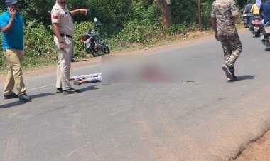 BREAKING : तेज रफ्तार ट्रेलर ने बाइक सवार को कुचला, मौके पर मौत