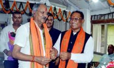 बर्खास्त सहायक शिक्षकों के समायोजन के महत्वपूर्ण निर्णय के लिए मुख्यमंत्री  विष्णु देव साय जी का धन्यवाद - बृजमोहन अग्रवाल