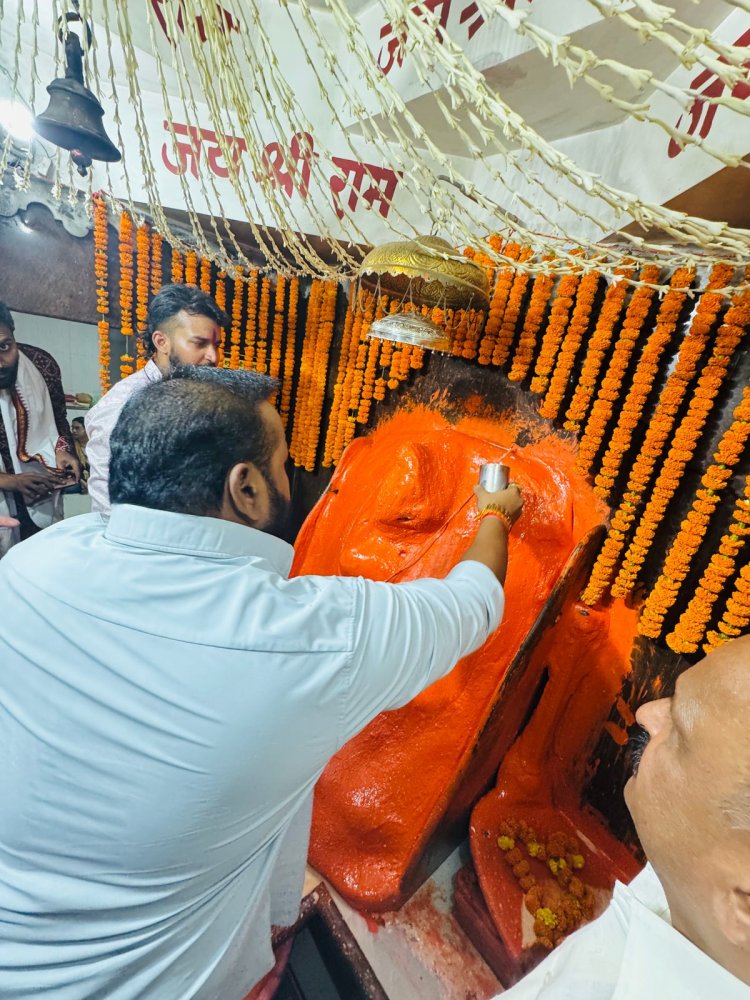 हनुमान जन्मोत्सव कार्यक्रम में शामिल हुए सुशील सन्नी अग्रवाल