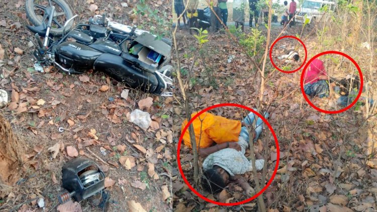 Accident- भीषण सड़क हादसा: तेज रफ्तार बाइक पेड़ से टकराई, तीन युवकों की दर्दनाक मौत…