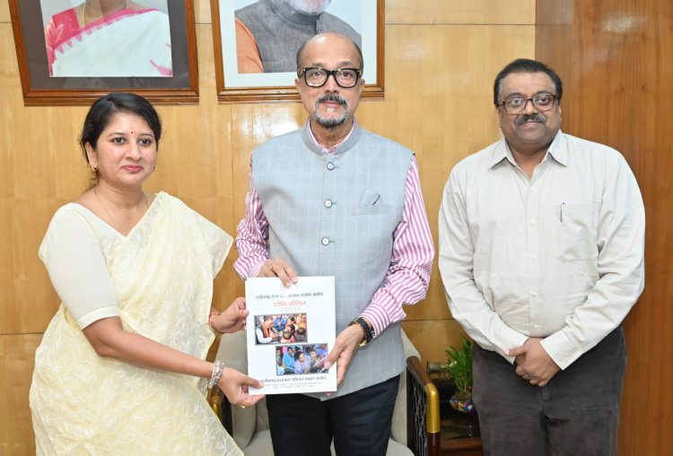 राज्यपाल श्री डेका से छत्तीसगढ़ राज्य बाल अधिकार संरक्षण आयोग के अध्यक्ष ने की सौजन्य भेंट