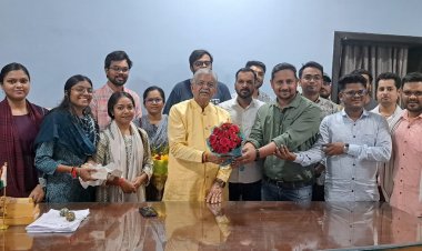 पूर्व विधानसभा अध्यक्ष धरम लाल कौशिक से बीएड प्रशिक्षित सहायक शिक्षकों ने की मुलाक़ात