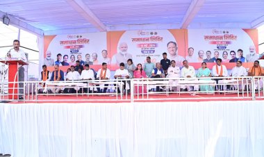 सुशासन तिहार नगर निगम जोन 1 ने दही हाँडो मैदान गुढ़ियारी में समाधान शिविर लगाया