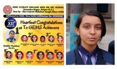 टॉपर बनने के लिए मोबाइल आड़े नहीं आया- रिद्धि ठक्कर 12वीं सीबीएसई बोर्ड एग्जाम में 94.6% अंक हासिल कर स्कूल की टॉपर बनी |