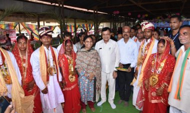 मुख्यमंत्री कन्या विवाह योजना के तहत 48 जोड़े परिणय सूत्र में बंधे