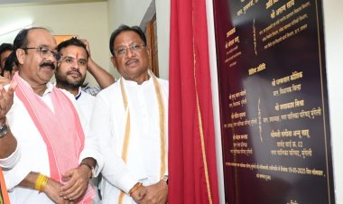 मुख्यमंत्री श्री साय ने मुंगेली प्रेस क्लब के नवनिर्मित भवन का किया लोकार्पण, पत्रकारों को दी बधाई