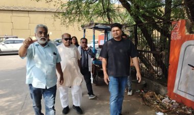 विधायक  ने  बारिश पूर्व शंकर नगर नाला की देखी सफाई