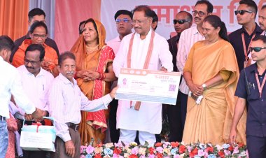 मैं आपके गांव-घर का बेटा, प्रदेश को विकास की राह में ले जाना मेरा संकल्प: मुख्यमंत्री विष्णु देव साय