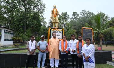 प्रथम प्रधानमंत्री पण्डित जवाहर लाल नेहरू का 61वीं पुण्यतिथि पर सभापति सूर्यकान्त राठौड़, संस्कृति विभाग अध्यक्ष अमर गिदवानी ने किया सादर नमन