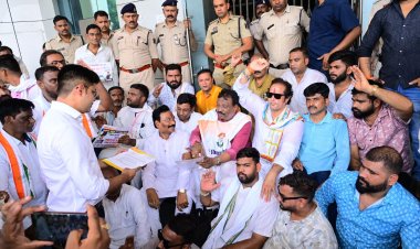 हाई सिक्योरिटी नंबर प्लेट को लेकर आरटीओ दफ्तर का घेराव-कन्हैया