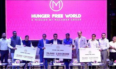मलाबार समूह ने सीएसआर के तहत आवंटित किए 150 करोड़ रुपये  (28 मई को वल्र्ड हंगर डे पर ‘हंगर फ्री वर्ल्ड ’ का लक्ष्य )