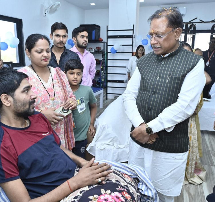 त्तीसगढ़ को मिला नया स्वास्थ्य उपहार- मुख्यमंत्री विष्णु देव साय ने किया न्यूरो स्पाइन रिहैबिलिटेशन सेंटर का उद्घाटन…
