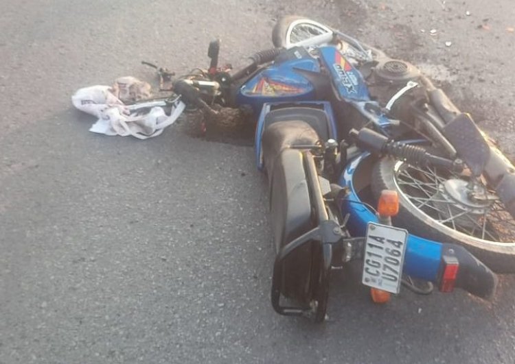 ACCIDENT : तेज रफ्तार ट्रेलर ने बाइक को मारो टक्कर, एक ही परिवार की तीन लोगों की दर्दनाक मौत