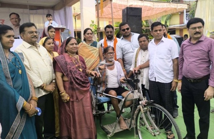 समाधान शिविर में 145 हितग्राहियों को पेंशन स्वीकृति पत्र प्रदान