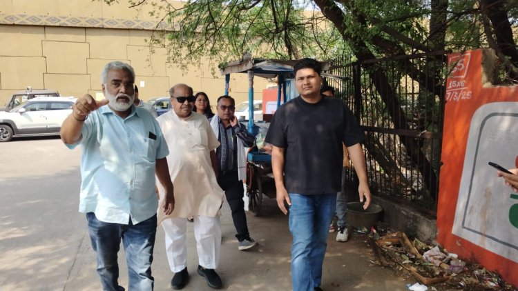 विधायक  ने  बारिश पूर्व शंकर नगर नाला की देखी सफाई