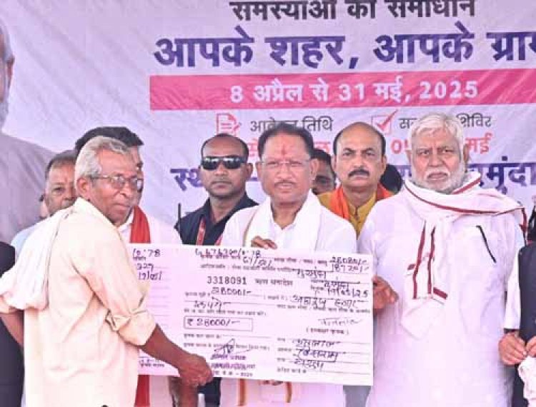 समाधान शिविर सरकार की जवाबदेही और जनसेवा का प्रतीक – मुख्यमंत्री साय