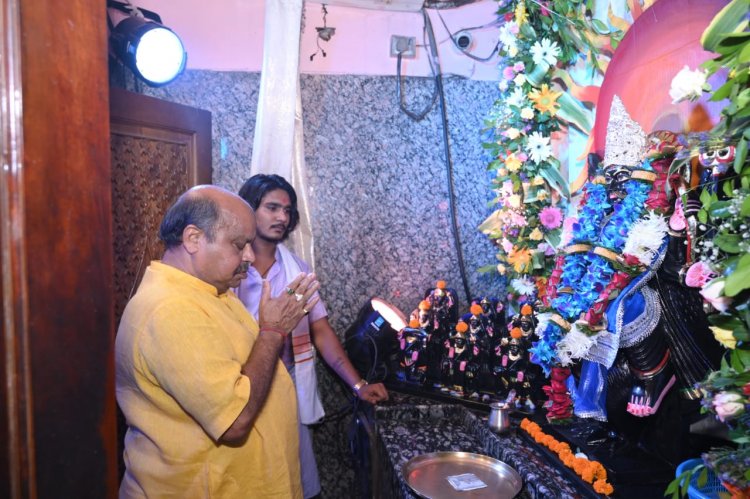 शनि जयंती के पावन अवसर पर उत्तर विधायक पुरंदर मिश्रा ने की पूजा-अर्चना