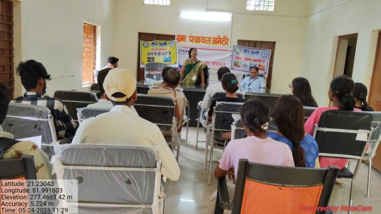 मेट्स विश्वविद्यालय "स्मार्ट जल, सशक्त गाँव" जागरूकता कार्यक्रम के माध्यम से ग्रामीण समुदायों को जल सुरक्षा हेतु सशक्त बनाने का कार्य कर रहा है। 